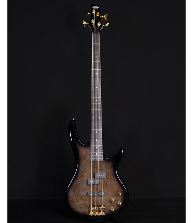 Ibanez GSR200PC 4-String Electric Bass, Transparent Pale Black Burst