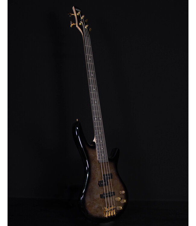 Ibanez GSR200PC 4-String Electric Bass, Transparent Pale Black Burst