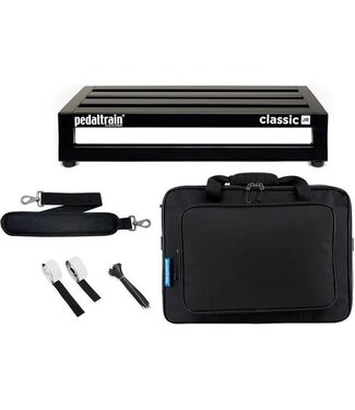 PedalTrain Pedaltrain Classic JR Pedal Board with Deluxe MX Soft Case