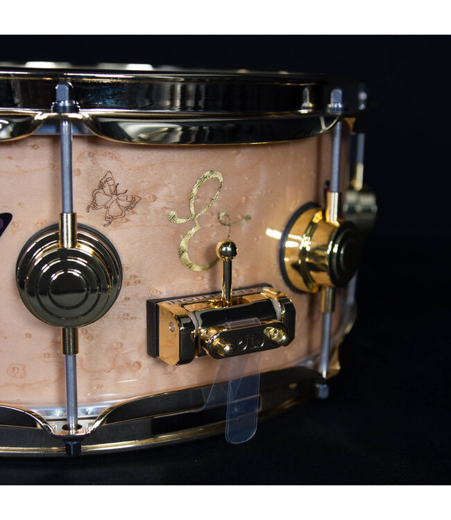 DW Sheila E. Icon Snare Drum, 13" x 5.5" Gold Hardware