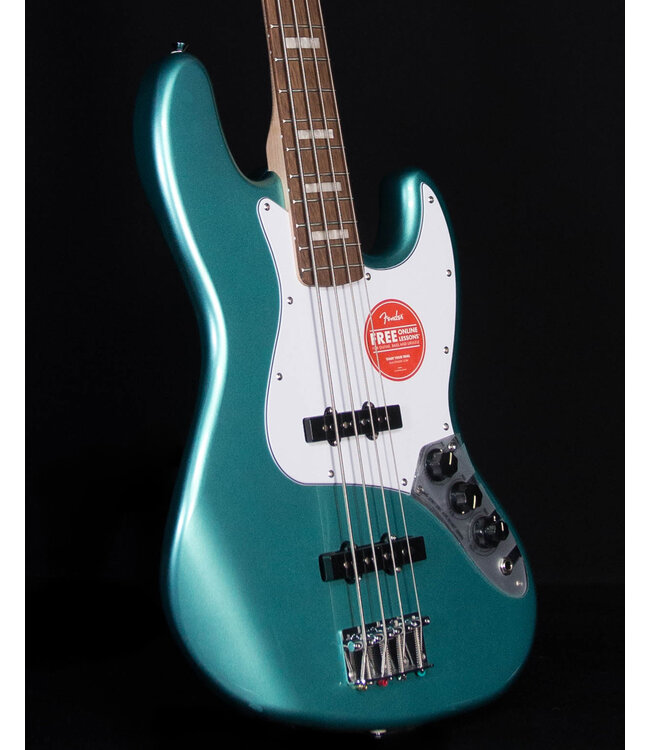Squier Affinity Active Jazz Bass, Laurel FB, Mystic Sea Foam Green
