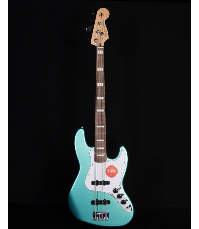 Squier Affinity Active Jazz Bass, Laurel FB, Mystic Sea Foam Green