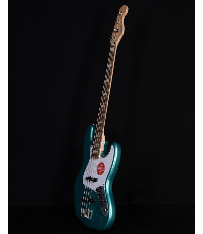 Squier Affinity Active Jazz Bass, Laurel FB, Mystic Sea Foam Green