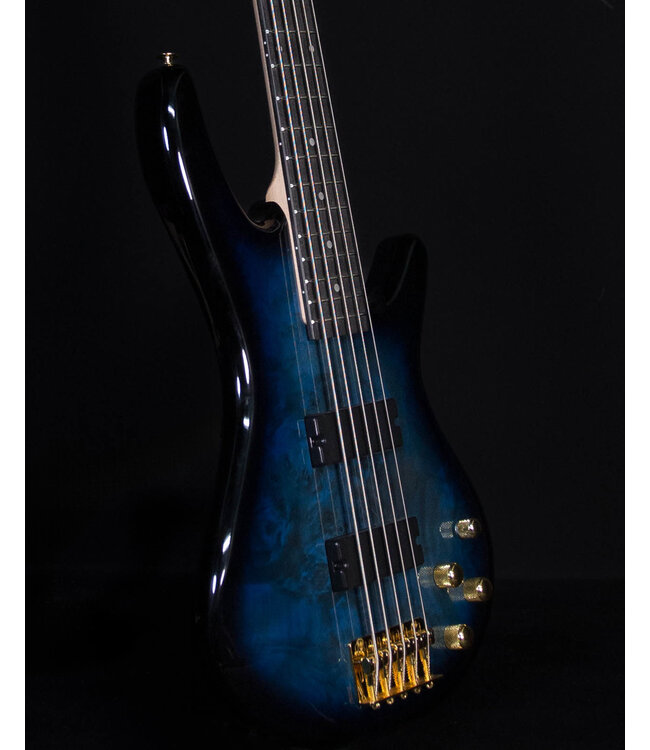 Ibanez GSR205PC 5-String Electric Bass, Transparent Marine Burst