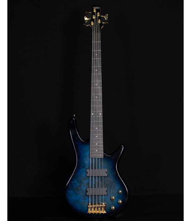 Ibanez GSR205PC 5-String Electric Bass, Transparent Marine Burst