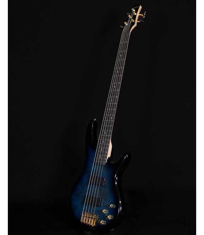 Ibanez GSR205PC 5-String Electric Bass, Transparent Marine Burst