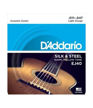 D'Addario D'Addario Silk & Steels, Light, 11-47