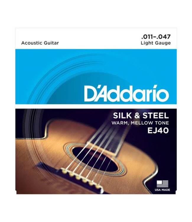 D'Addario Silk & Steels, Light, 11-47