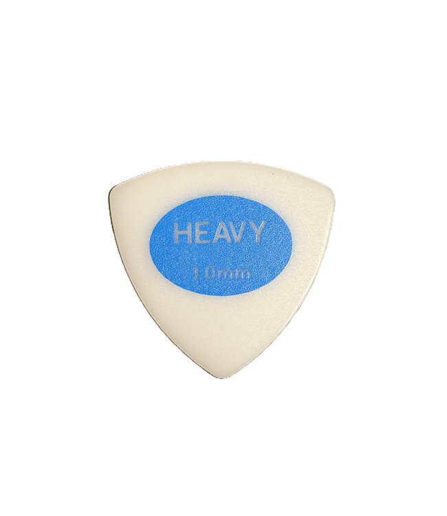 Cool Music Juratex Sand Textured Triangle Picks, 1.0 Heavy - Custom 10 Pack