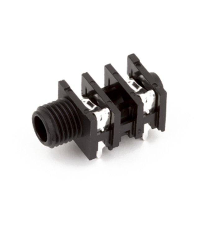 Fender Mono R/A Amp Jack, 4-Pin with Nut & Washer