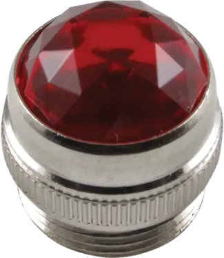 CE Distribution Fender Style Indicator Light Jewel, Red