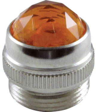 CE Distribution Fender Style Indicator Light Jewel, Amber