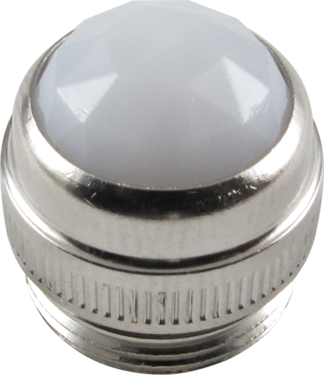 CE Distribution Fender Style Indicator Light Jewel, White
