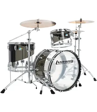 Ludwig Ludwig Vistalite V50, Clear Smoke, FAB (22", 13", 16")
