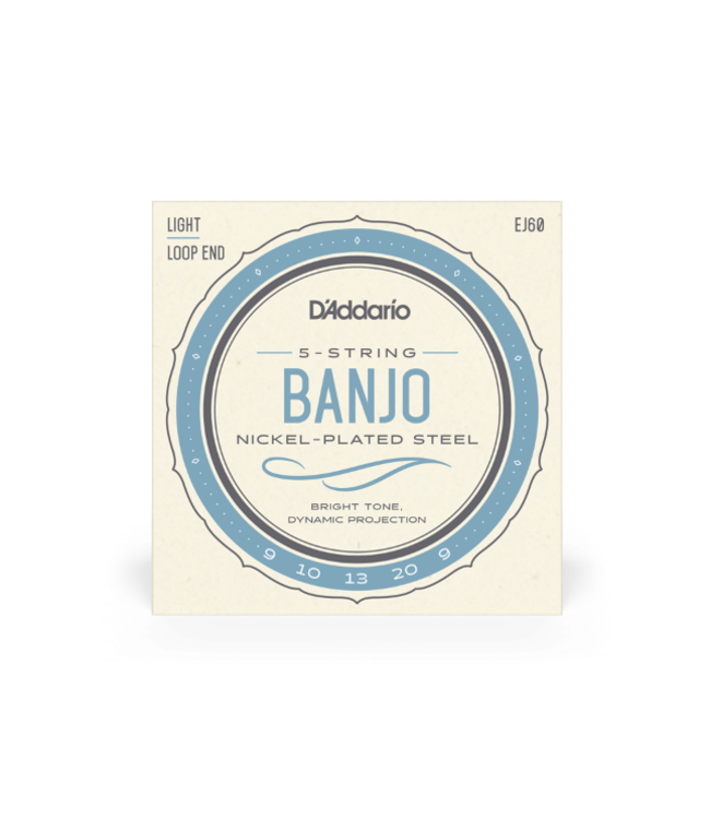 D'Addario EJ60 5-String Banjo Light String Set