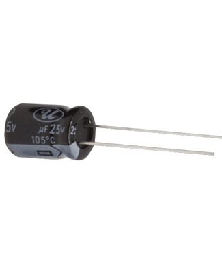CE Distribution CE 25v Radial Lead Electrolytic Capacitor, 470uF