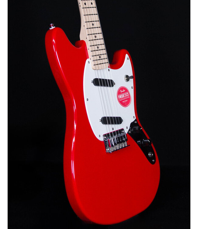 Squier Sonic Mustang, Maple FB, Torino Red