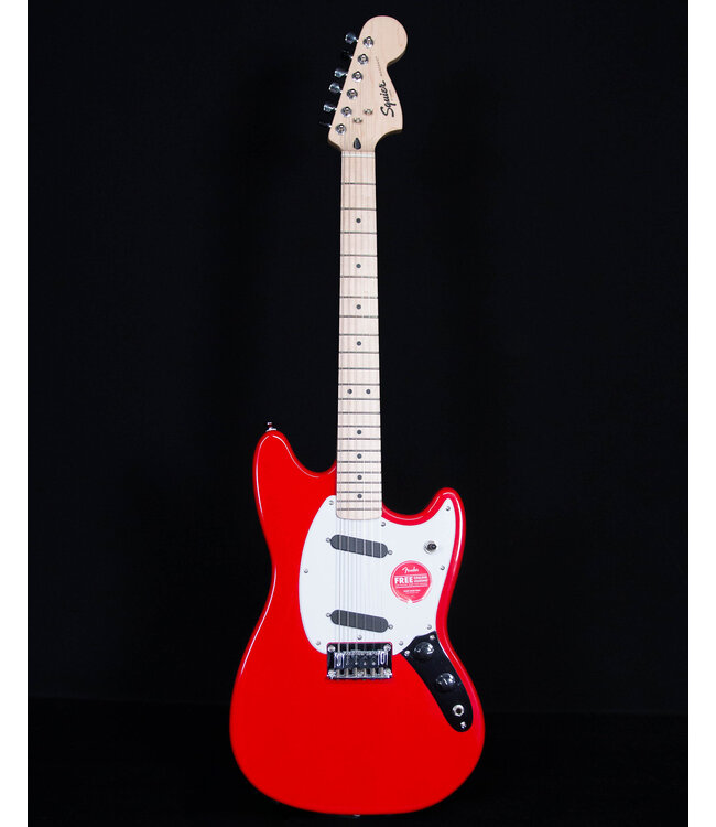 Squier Sonic Mustang, Maple FB, Torino Red