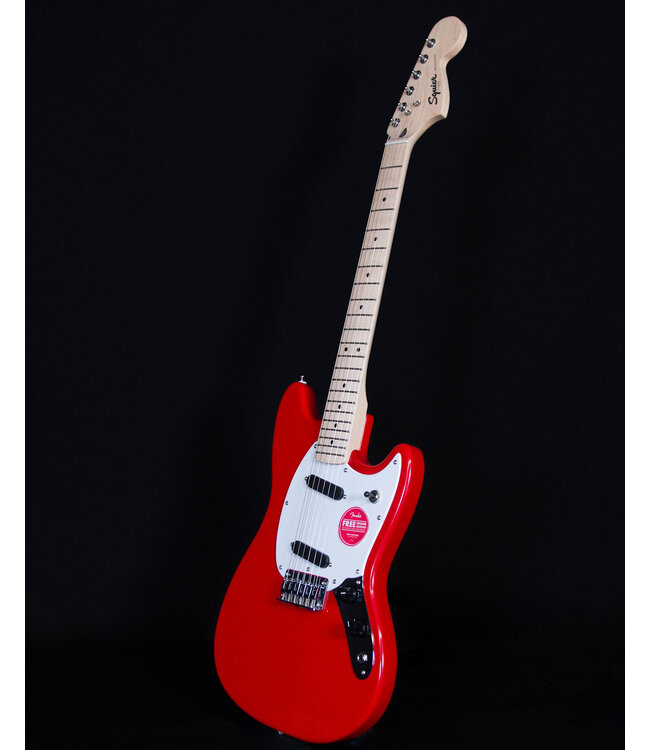 Squier Sonic Mustang, Maple FB, Torino Red