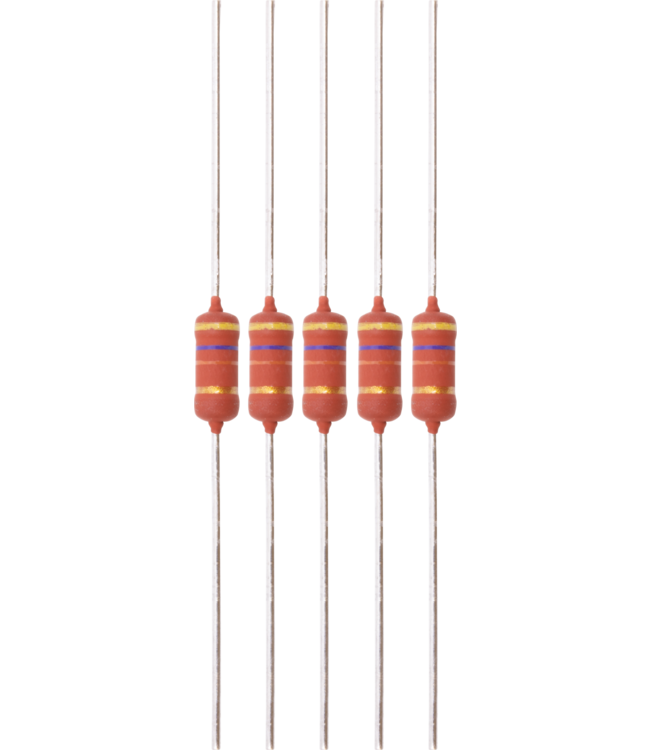 Vishay 180k Metal Film Resistor, 2-Watt, 5-Pack