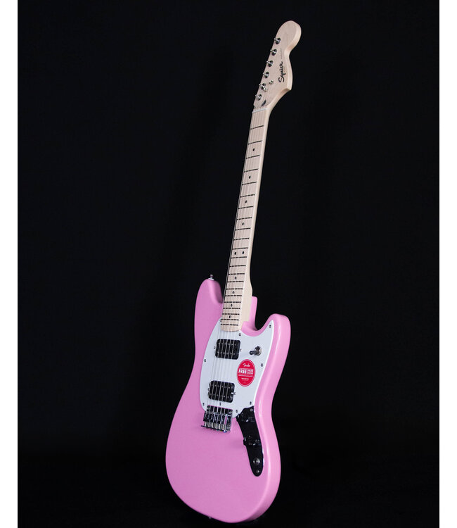 Squier Sonic Mustang HH, Maple FB, Flash Pink