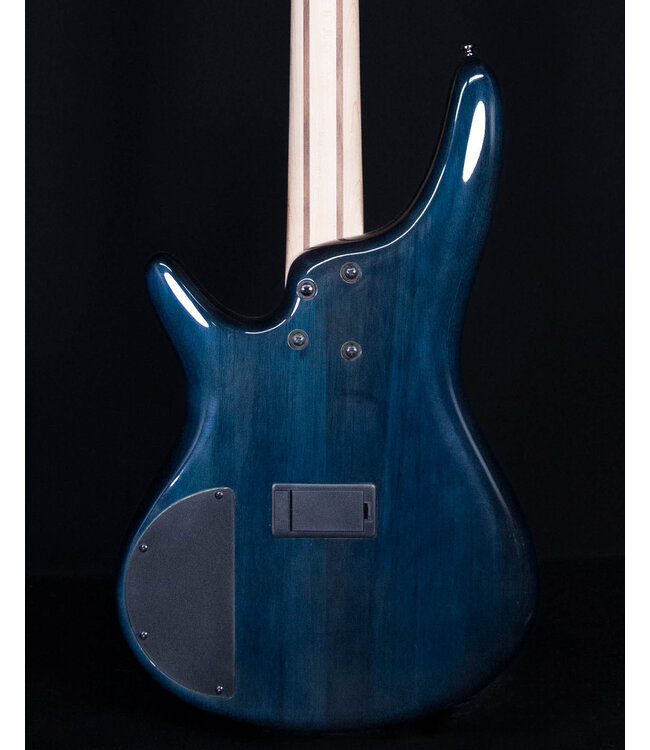 Ibanez SR400EQM 4-String Electric Bass, Stained Cosmic Blue Starburst