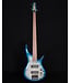 Ibanez SR400EQM 4-String Electric Bass, Stained Cosmic Blue Starburst
