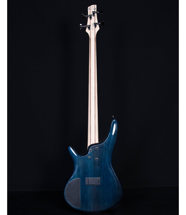 Ibanez SR400EQM 4-String Electric Bass, Stained Cosmic Blue Starburst