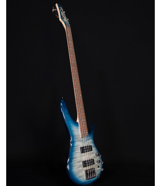 Ibanez SR400EQM 4-String Electric Bass, Stained Cosmic Blue Starburst