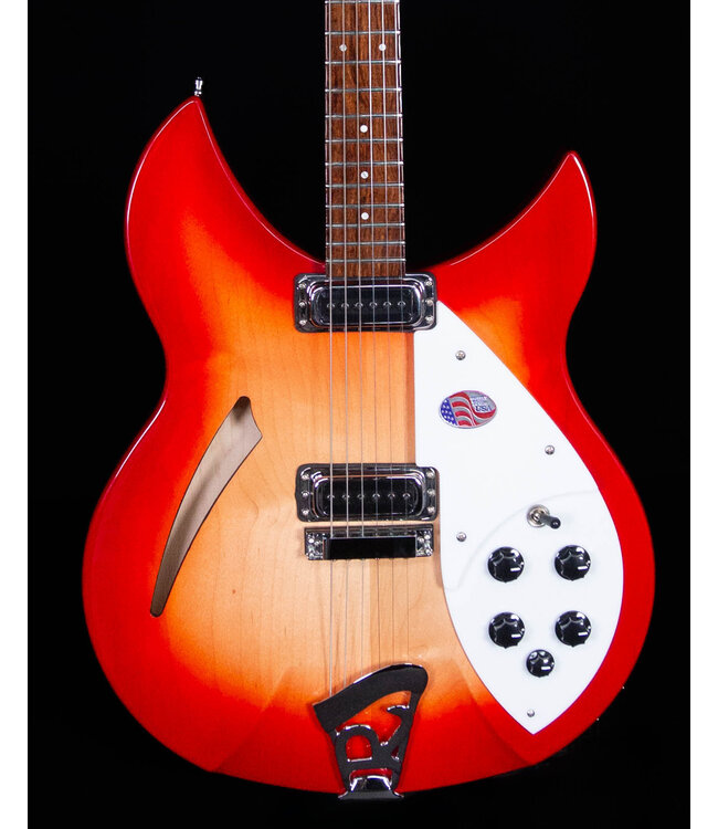 Rickenbacker 330 Double Cutaway Electric Guitar,  FireGlo