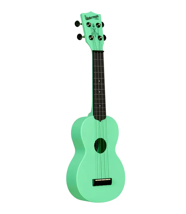 Kala KA-WMS-GN-S Waterman Soprano Ukulele, Sea Foam Green