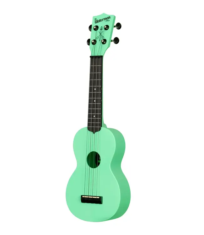 Kala KA-WMS-GN-S Waterman Soprano Ukulele, Sea Foam Green