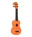 Kala KA-WMS-OR-S Waterman Soprano Ukulele, Sunset Orange