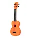Kala KA-WMS-OR-S Waterman Soprano Ukulele, Sunset Orange