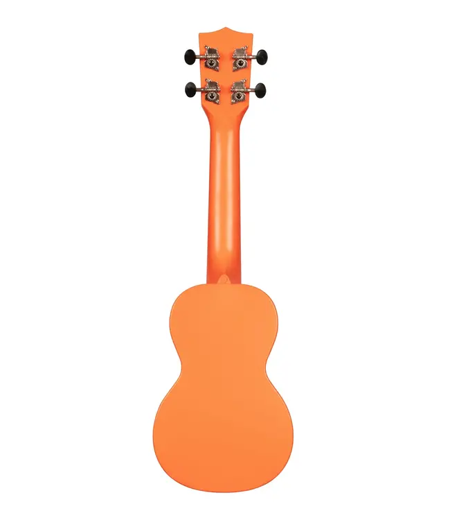 Kala KA-WMS-OR-S Waterman Soprano Ukulele, Sunset Orange
