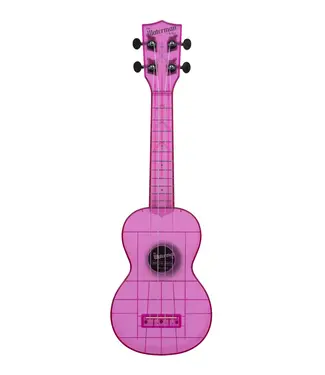 Kala Kala KA-WMT-PL-S Waterman Soprano Ukulele, Transparent Amethyst Purple