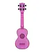 Kala KA-WMT-PL-S Waterman Soprano Ukulele, Transparent Amethyst Purple