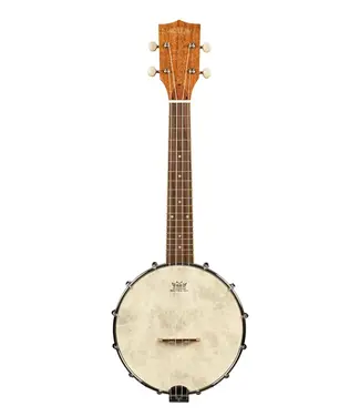 Kala Kala Natural Mahogany Banjo Concert Ukulele, Bag Included