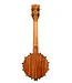 Kala Natural Mahogany Banjo Concert Ukulele, Bag Included