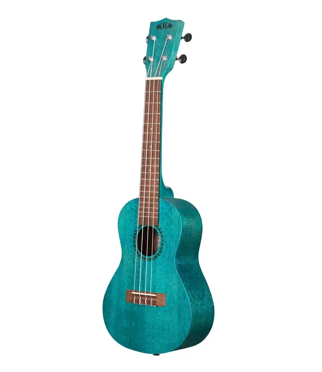 Kala KA-MRT Modern Meranti Series Concert Ukulele, Blue Stain