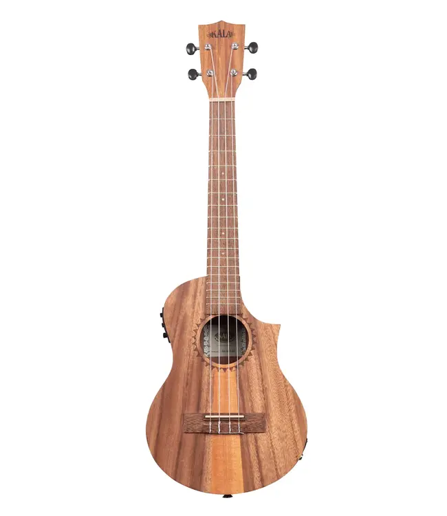 Kala Teak Tri-Top Tenor Ukulele with Cutaway & EQ