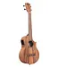 Kala Teak Tri-Top Tenor Ukulele with Cutaway & EQ