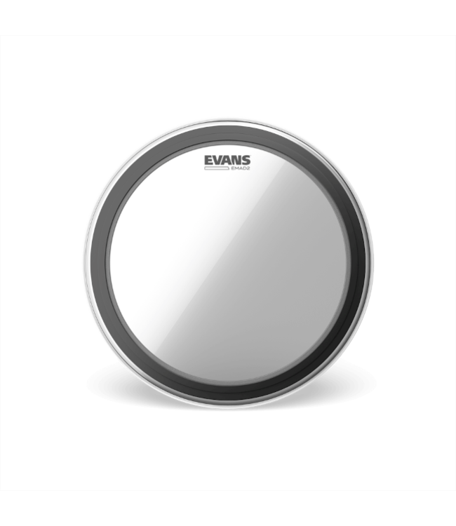 EVANS 26" EMAD2 Clear Bass Batter Drumhead