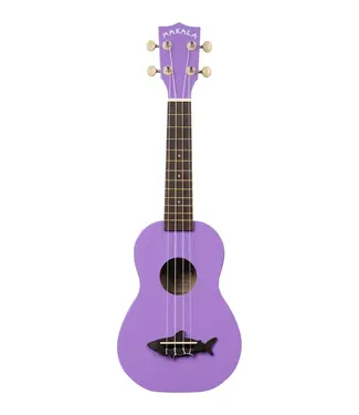 Kala Makala Shark Bridge Soprano Ukulele, Sea Urchin Purple