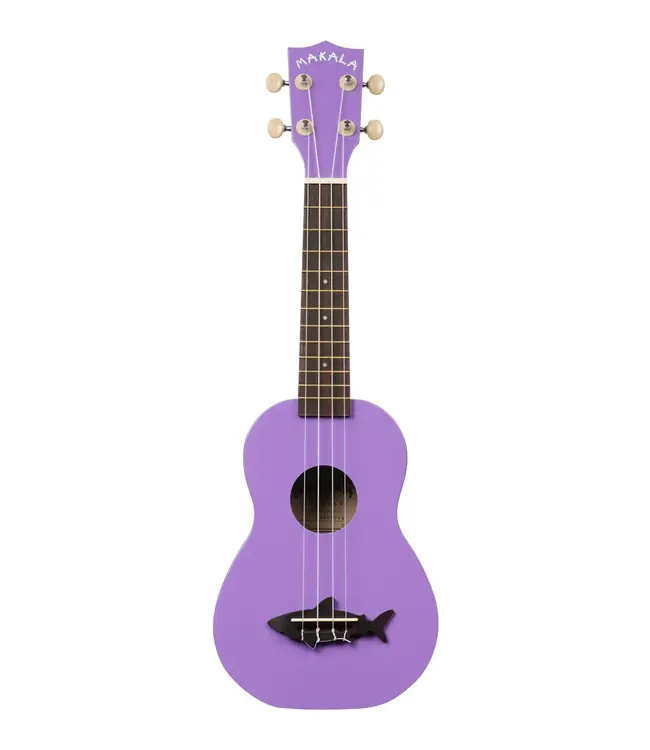 Makala Shark Bridge Soprano Ukulele, Sea Urchin Purple