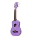 Makala Shark Bridge Soprano Ukulele, Sea Urchin Purple