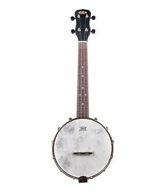 Kala Kala KA-BNJ-C Black Maple Banjo Concert Ukulele with Bag