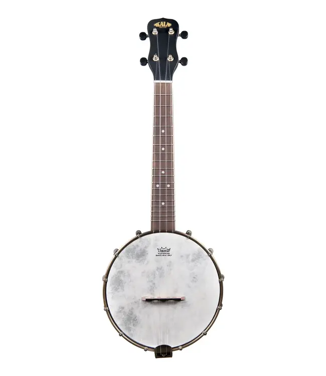 Kala KA-BNJ-C Black Maple Banjo Concert Ukulele with Bag