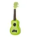 Makala Dolphin Series Soprano Ukulele, Green Apple Burst