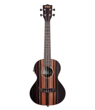 Kala Kala KA-EBY-TE Tenor Ukulele with Pickup, Satin/Striped Ebony